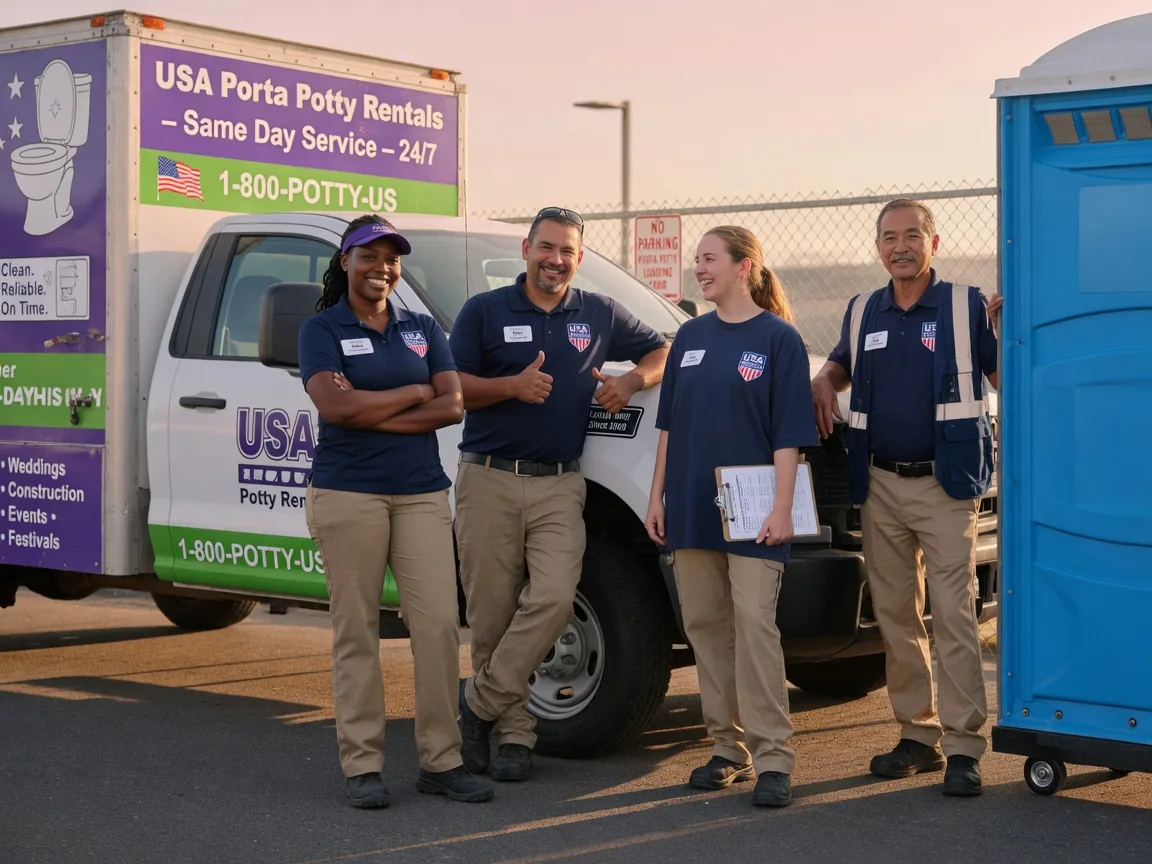 Porta Potty Rental company in Represa, CA